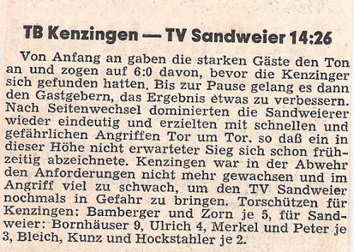 Kenzingen - TVS 26.2.77